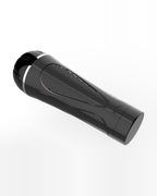 Honeycomb TPE manual male masturbator in black, alternate view 5