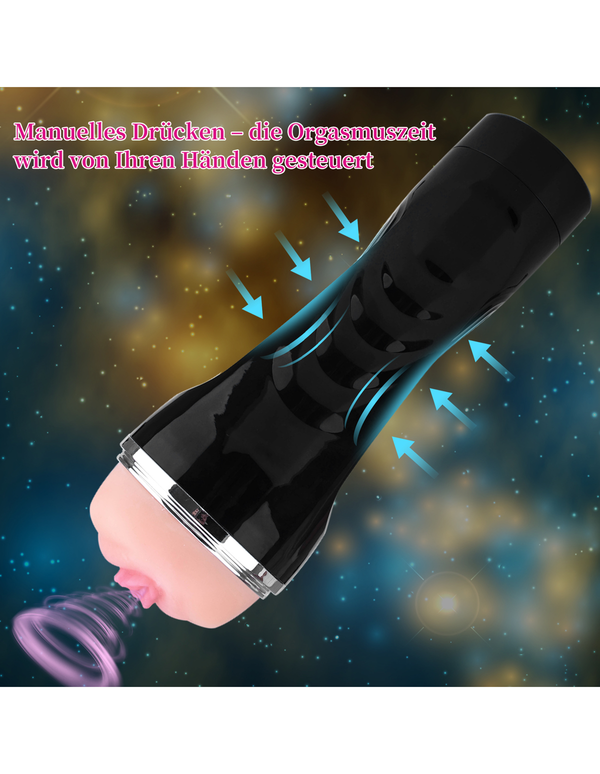 Ribbed-Vibe male masturbator product detail image 2