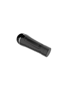 Ribbed-vibe black vibrating male masturbator, alternate view 5