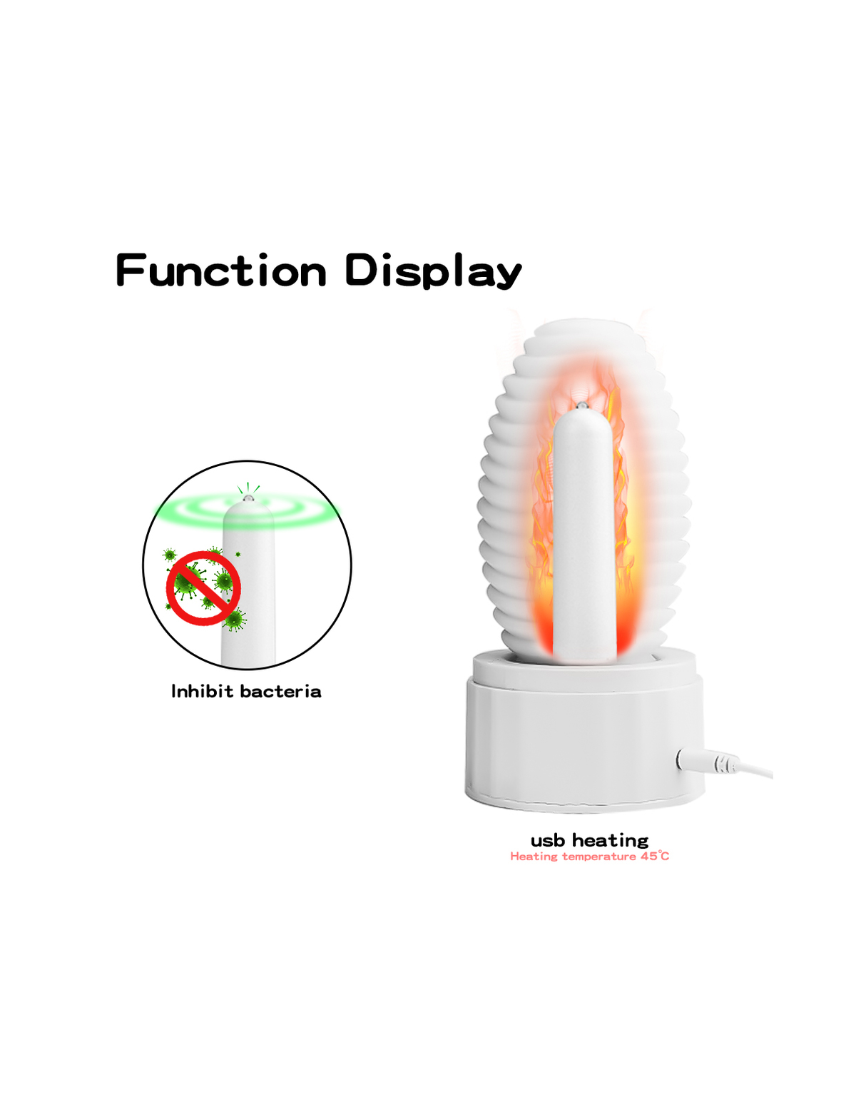 Spiral-Warm male masturbator product detail image 5
