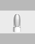 Spiral-warm clear heating male masturbator, alternate view 3