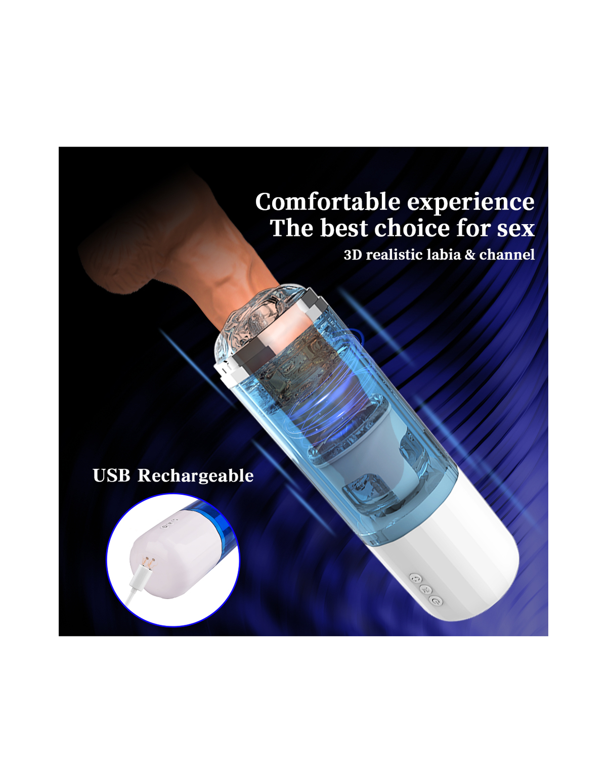 Mengfei male masturbator product detail image 1