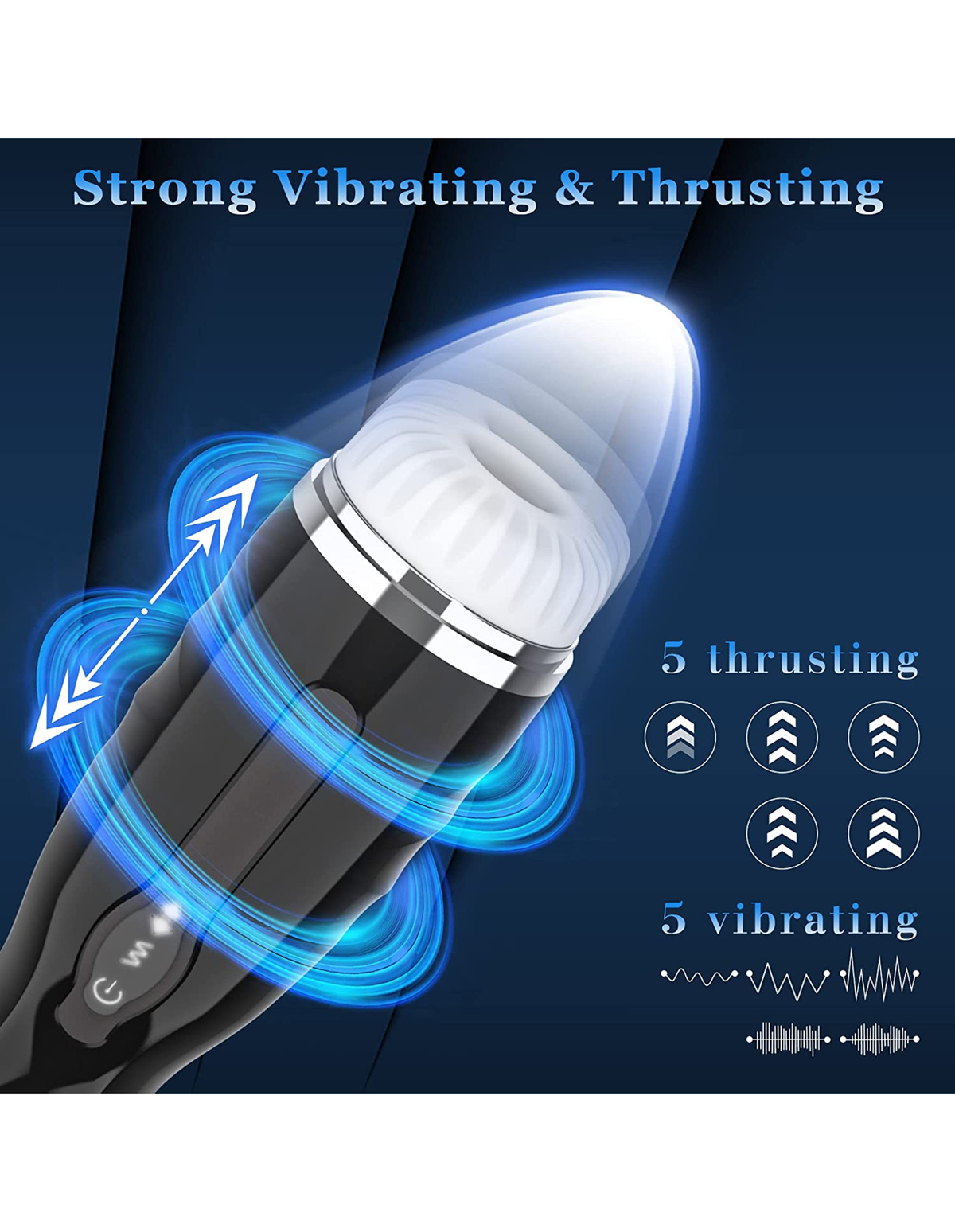 Pulse-Stretch male masturbator product detail image 2