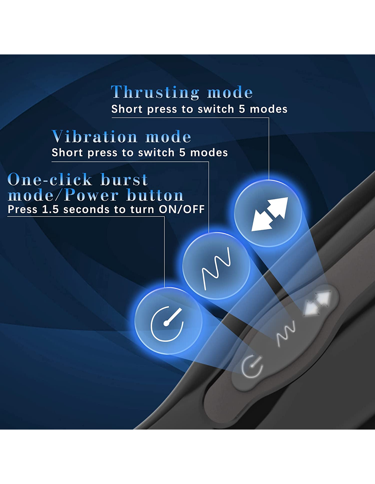 Pulse-Stretch male masturbator product detail image 3