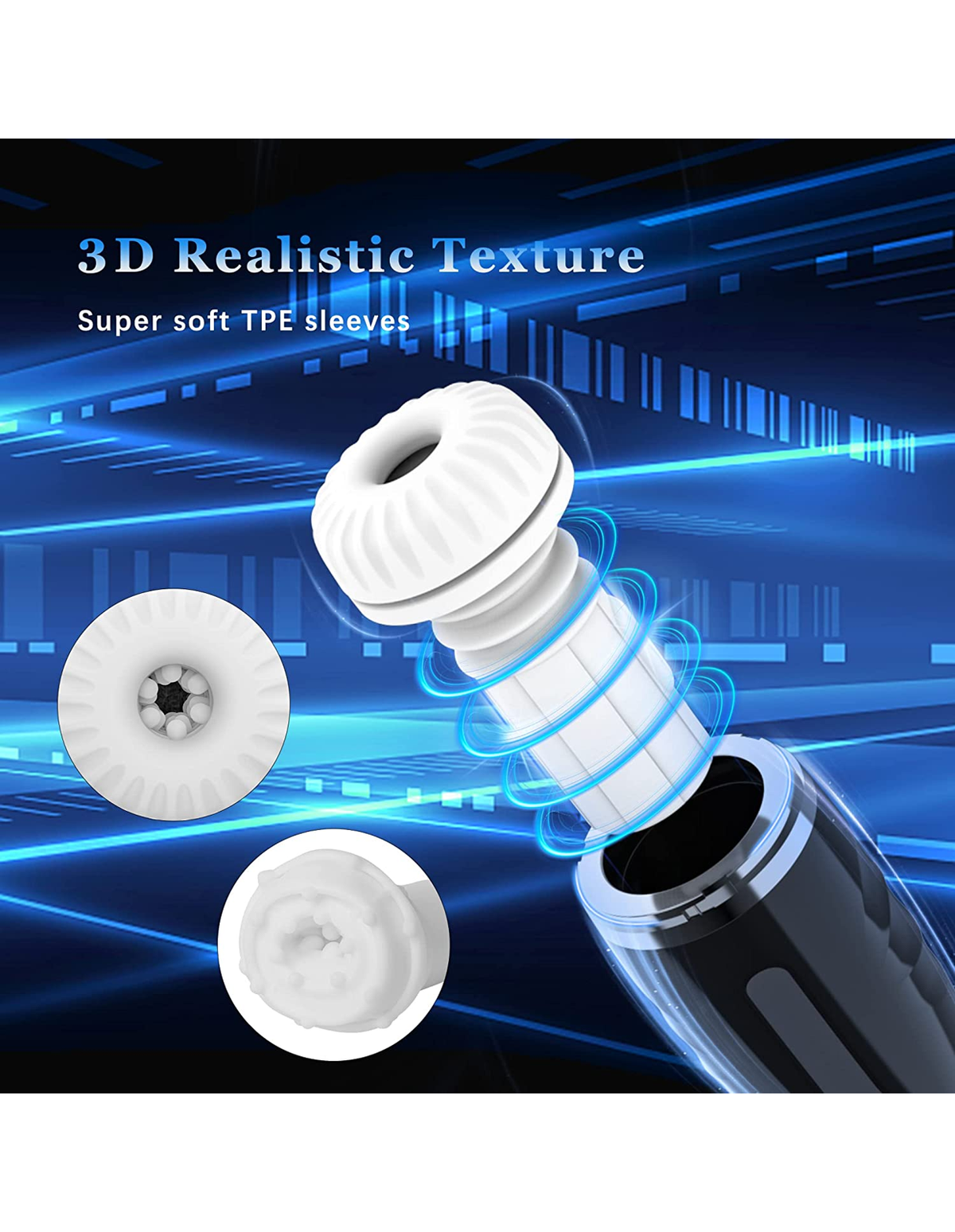 Pulse-Stretch male masturbator product detail image 6