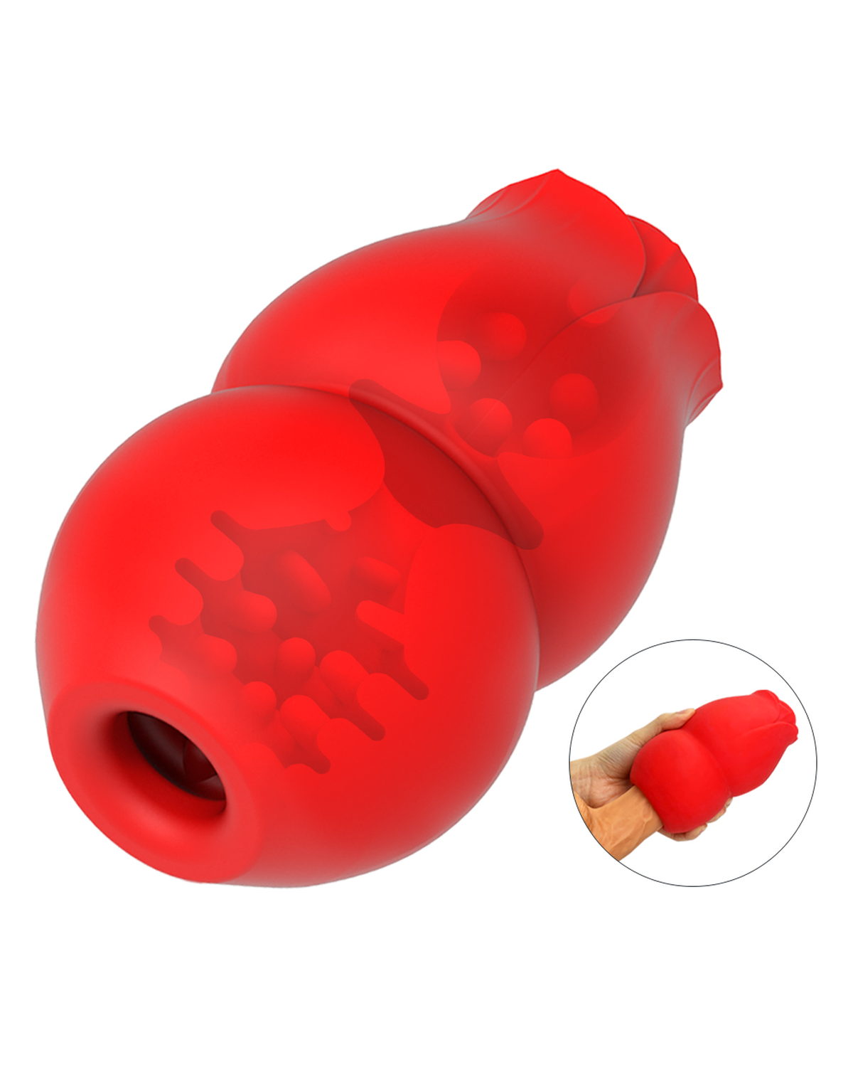 Rose male masturbator product detail image 2
