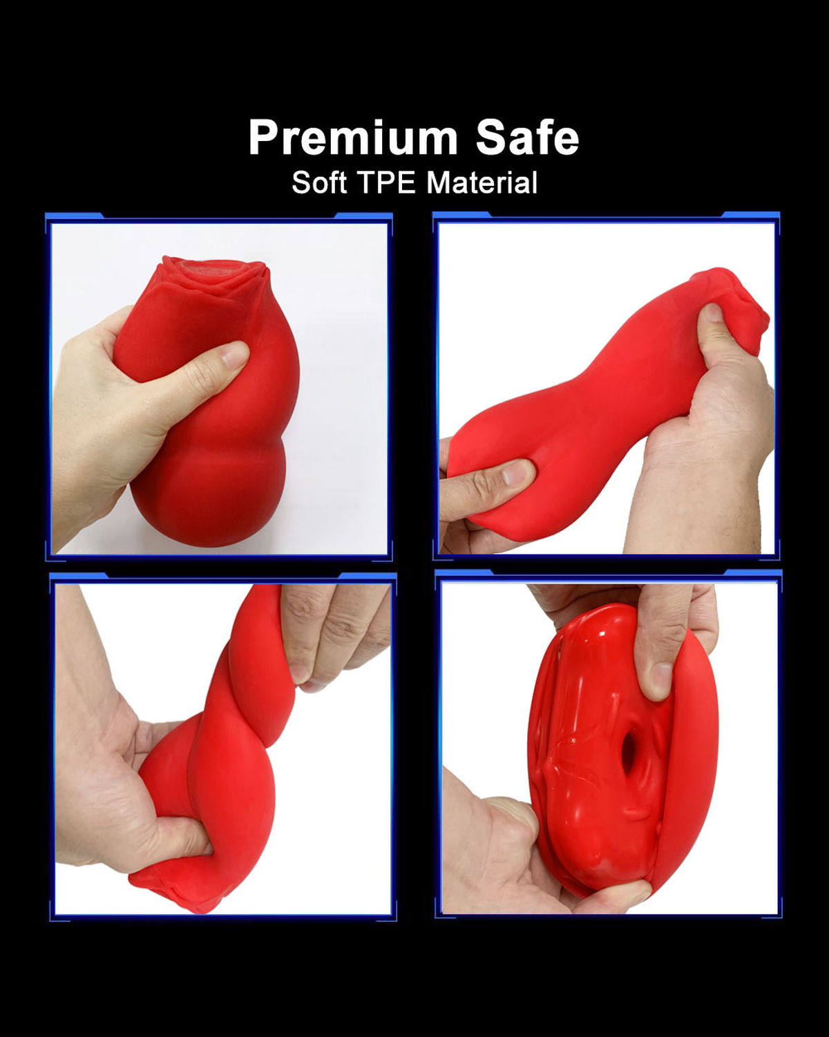 Rose male masturbator product detail image 5