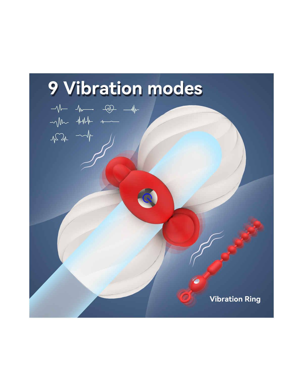 Bead-Warm male masturbator product detail image 3
