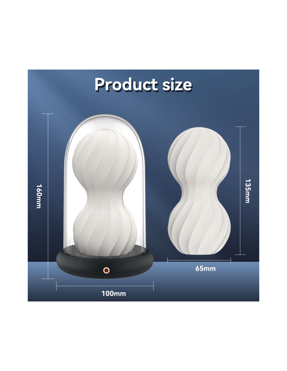 Bead-Warm male masturbator product detail image 6