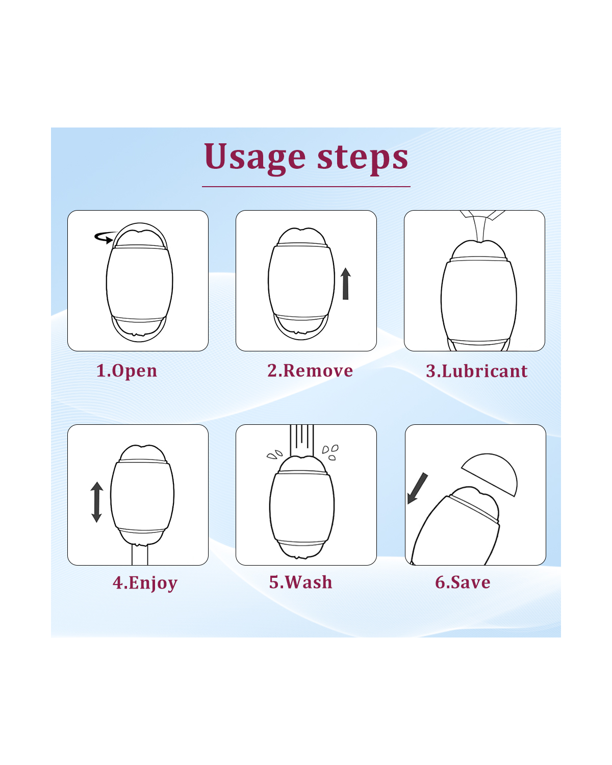RugbySleeve manual stroker, alternate view 2