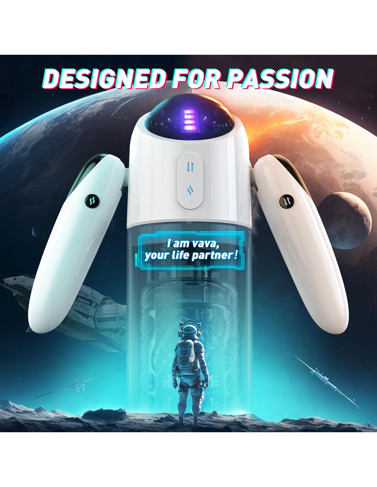 Astronaut male masturbator product detail image 6