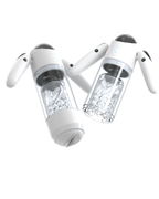 Astronaut white rotating telescoping male masturbator, alternate view 4