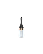 Black slim rechargeable electric douche cleanser 330 mL with clear reservoir, alternate view 5