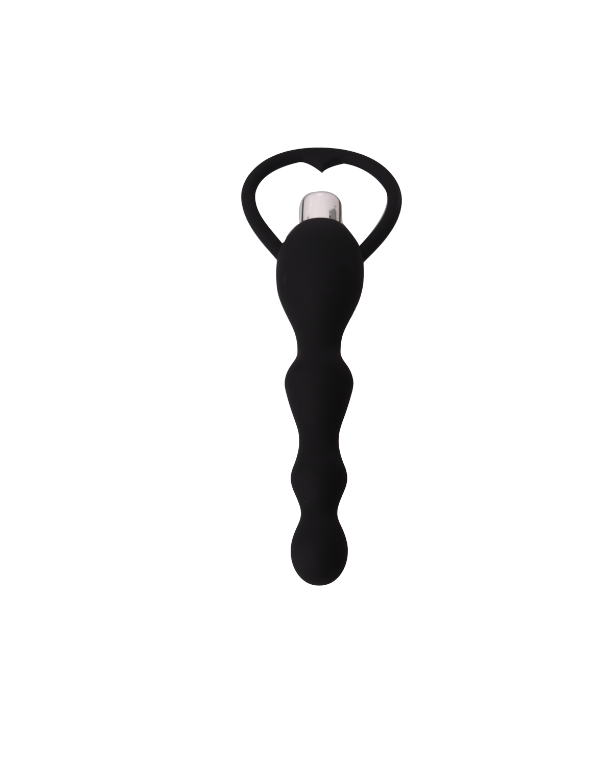 BeadFlow silicone vibrating anal beads, alternate view 2