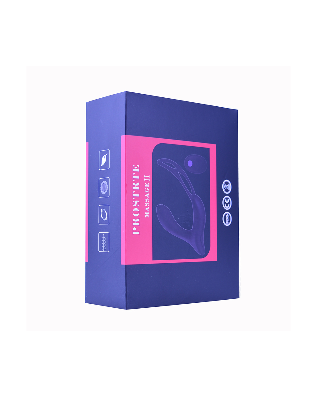 Discreet packaging box for the Four-Series black prostate massager
