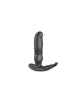 Telescope-Two black telescoping prostate massager, front view