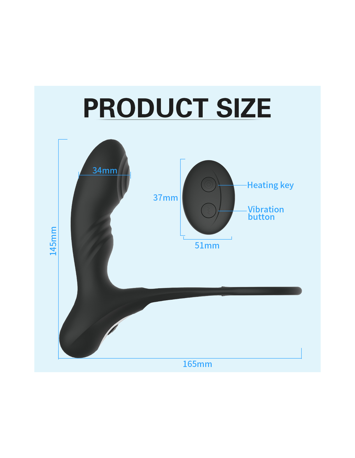 Dual-Heat prostate massager product detail image 3