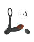 Dual-Heat black heating prostate massager, alternate view 2