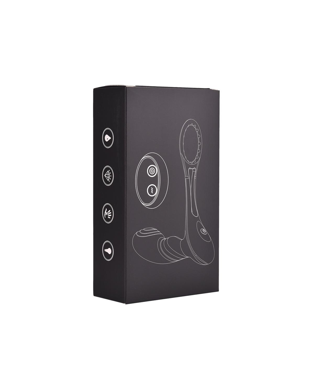 Discreet packaging box for the Dual-Heat black prostate massager