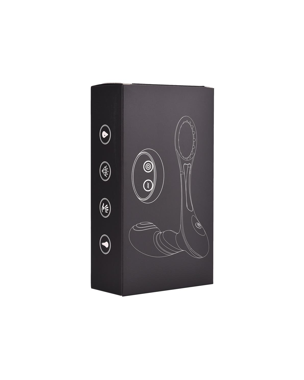 Discreet packaging box for the Dual-Heat black prostate massager