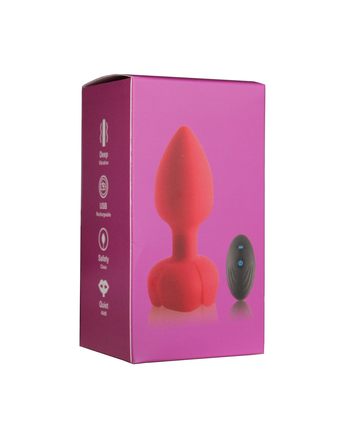 Discreet packaging box for the GlowPlug light-up butt plug