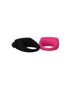 VibeLock silicone vibrating performance ring black, alternate view 3