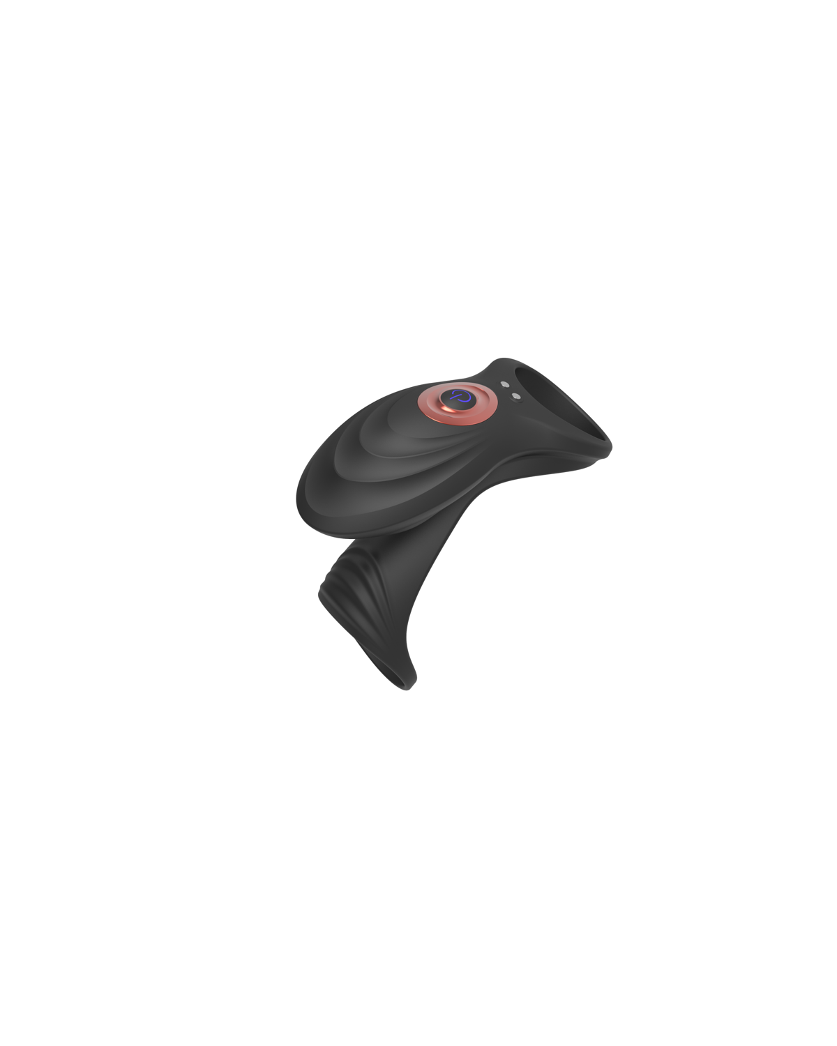 Twin Swallow B silicone dual-ring massager, alternate view 2
