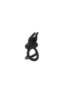 Scorpion silicone vibrating ring black, front view