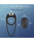BunnyRing 2 silicone vibrating ring, alternate view 3