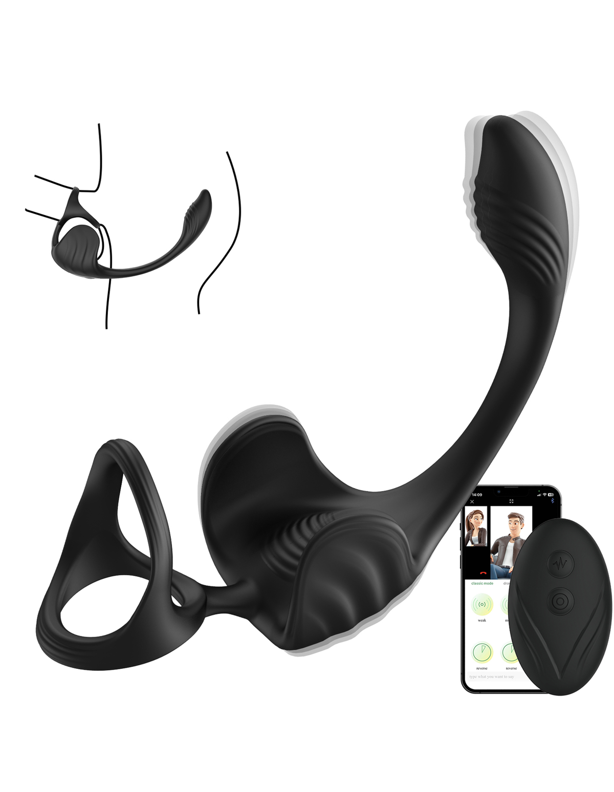 EggPspot prostate massager product detail image 1