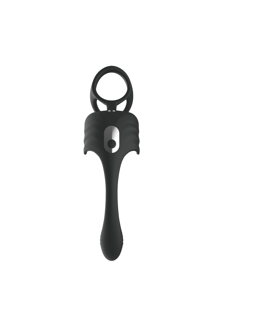 EggPspot silicone prostate massager black, alternate view 2