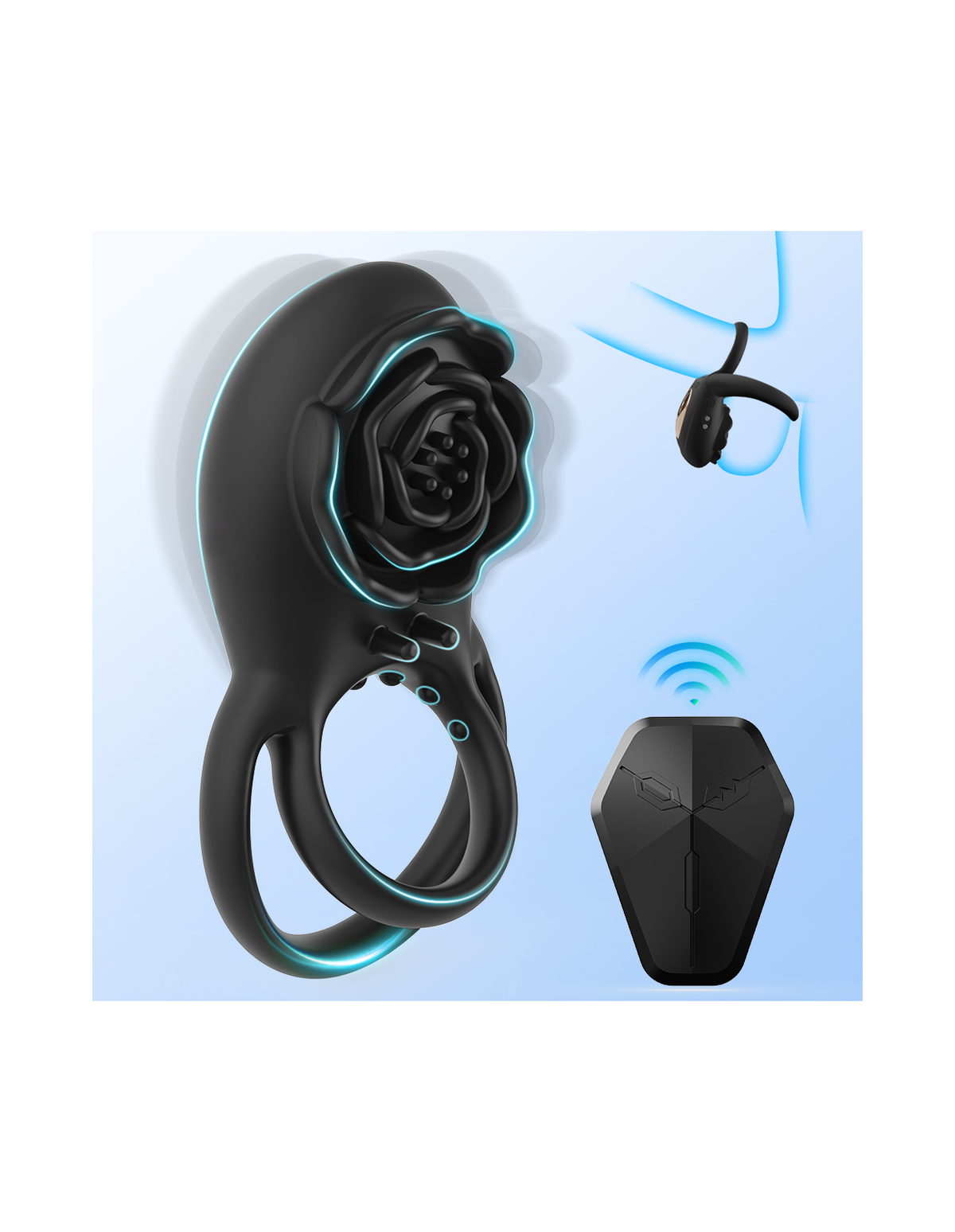 Roselock vibrating ring product detail image 1