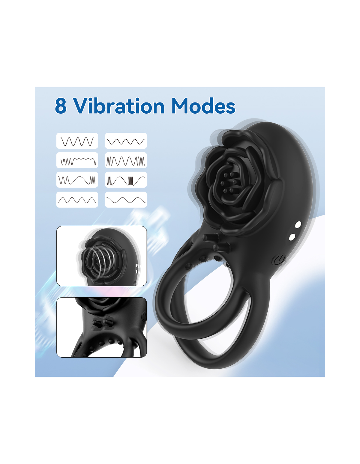Roselock vibrating ring product detail image 2