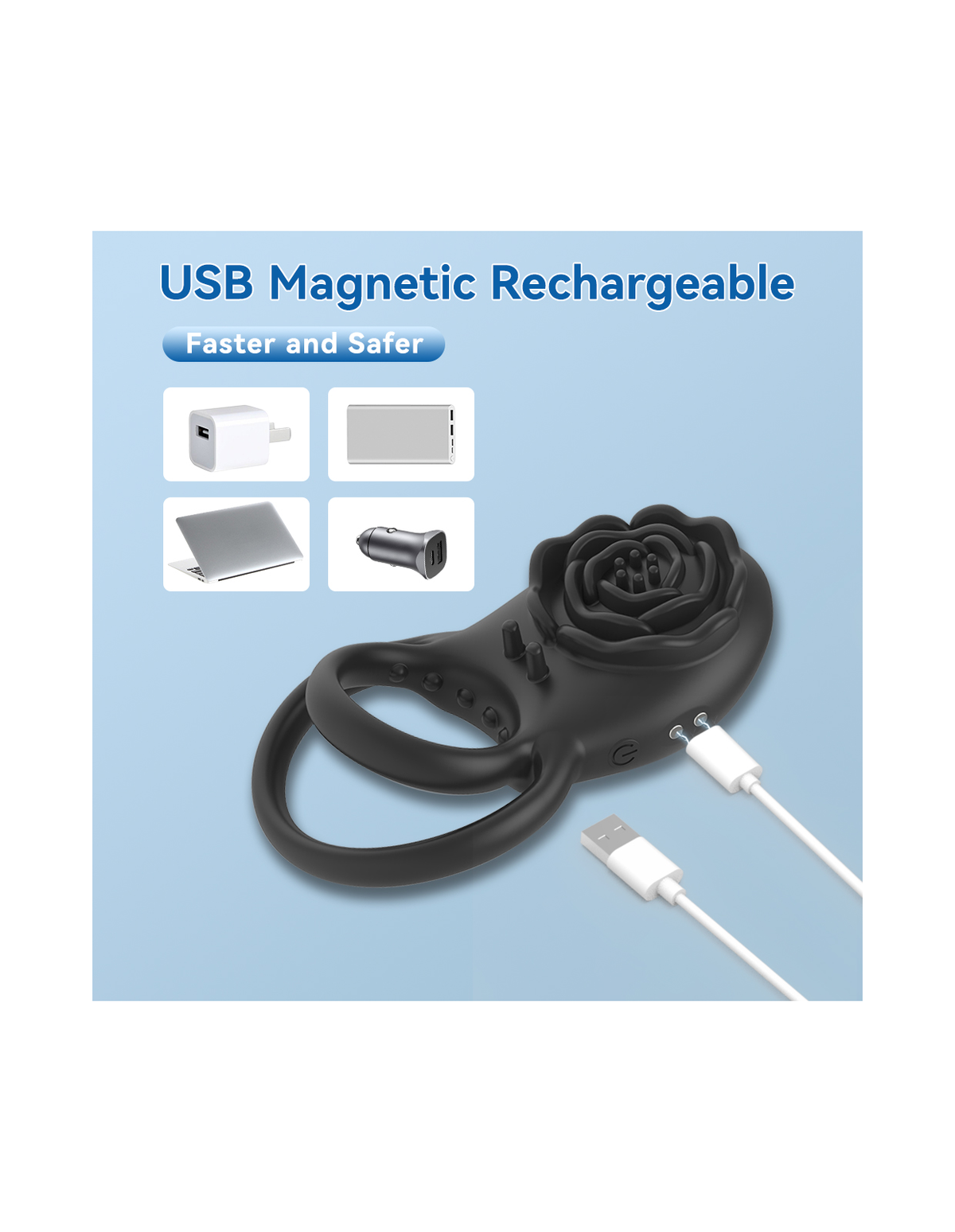 Roselock vibrating ring product detail image 5