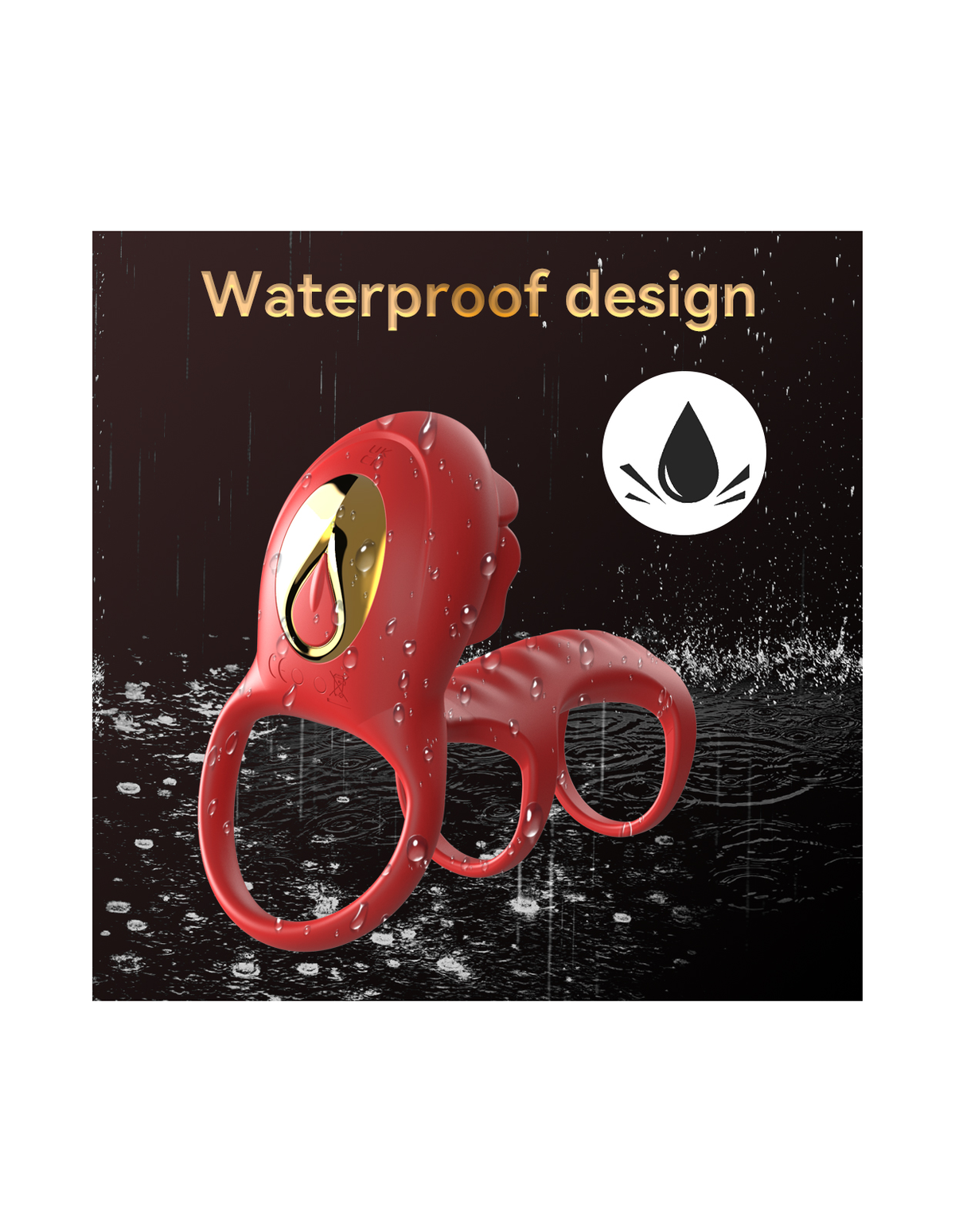 Rose-Bloom vibrating ring product detail image 6