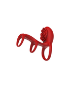 Rose Bloom red app-controlled vibrating ring, alternate view 4