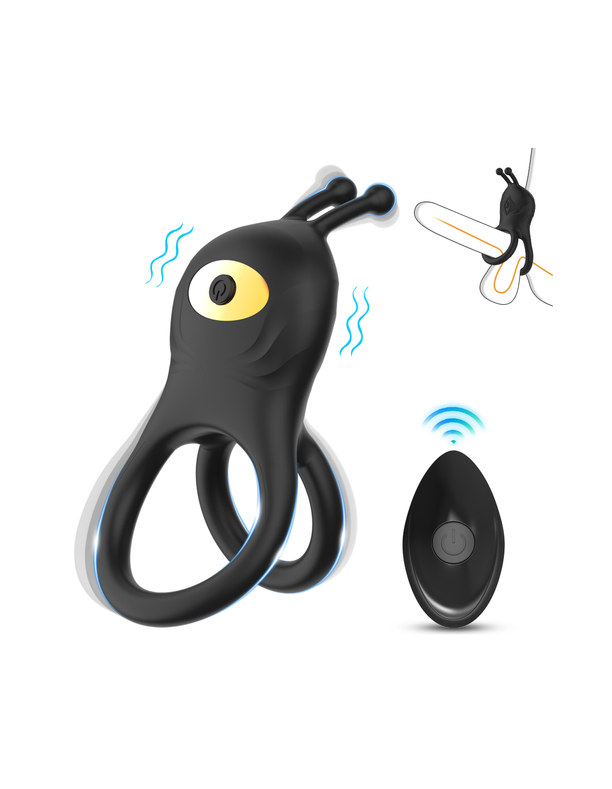 Nezha dual-ring massager product detail image 1