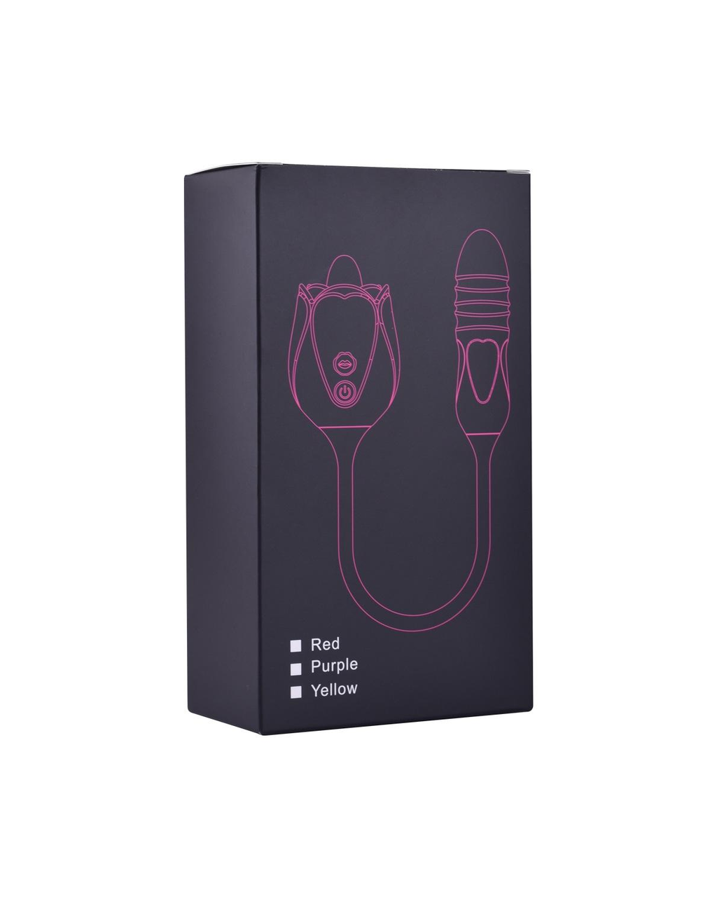 Discreet packaging box for the RoseTongue vibrator