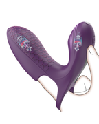 ScaleGlove wearable silicone vibrator, front view Purple
