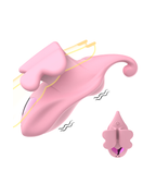 DreamWear2 pink wearable butterfly vibrator, front view