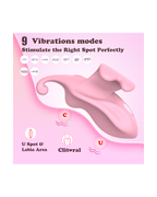 DreamWear2 pink wearable butterfly vibrator, alternate view 3