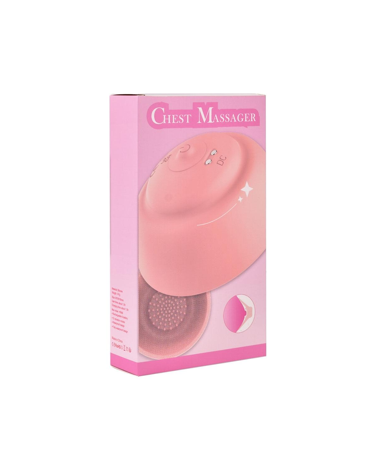 Discreet packaging box for the BustTouch breast massager