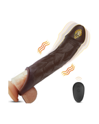 WolfStrap wearable vibrator in Coffee, front view