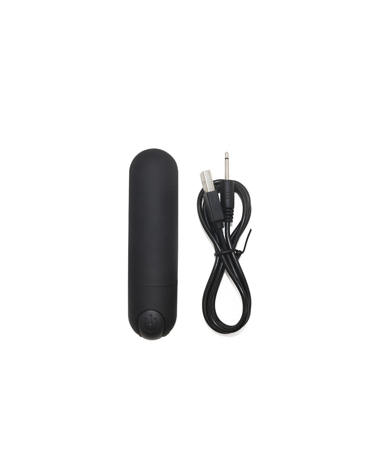 RemoteBullet black remote-control bullet vibrator, alternate view 3