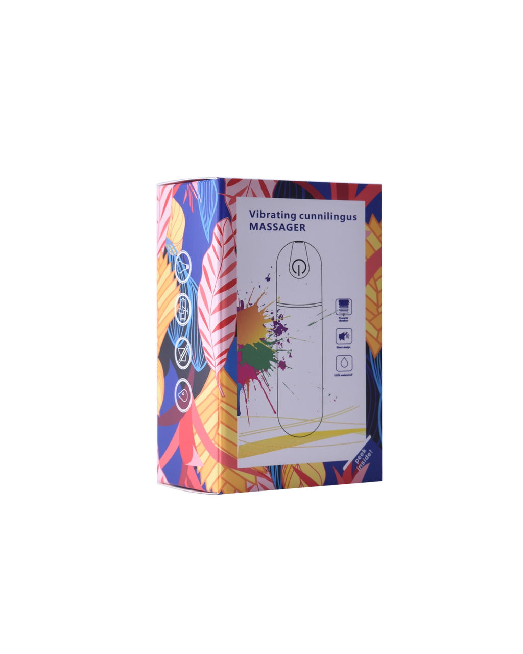 Discreet packaging box for the RemoteBullet black bullet vibrator