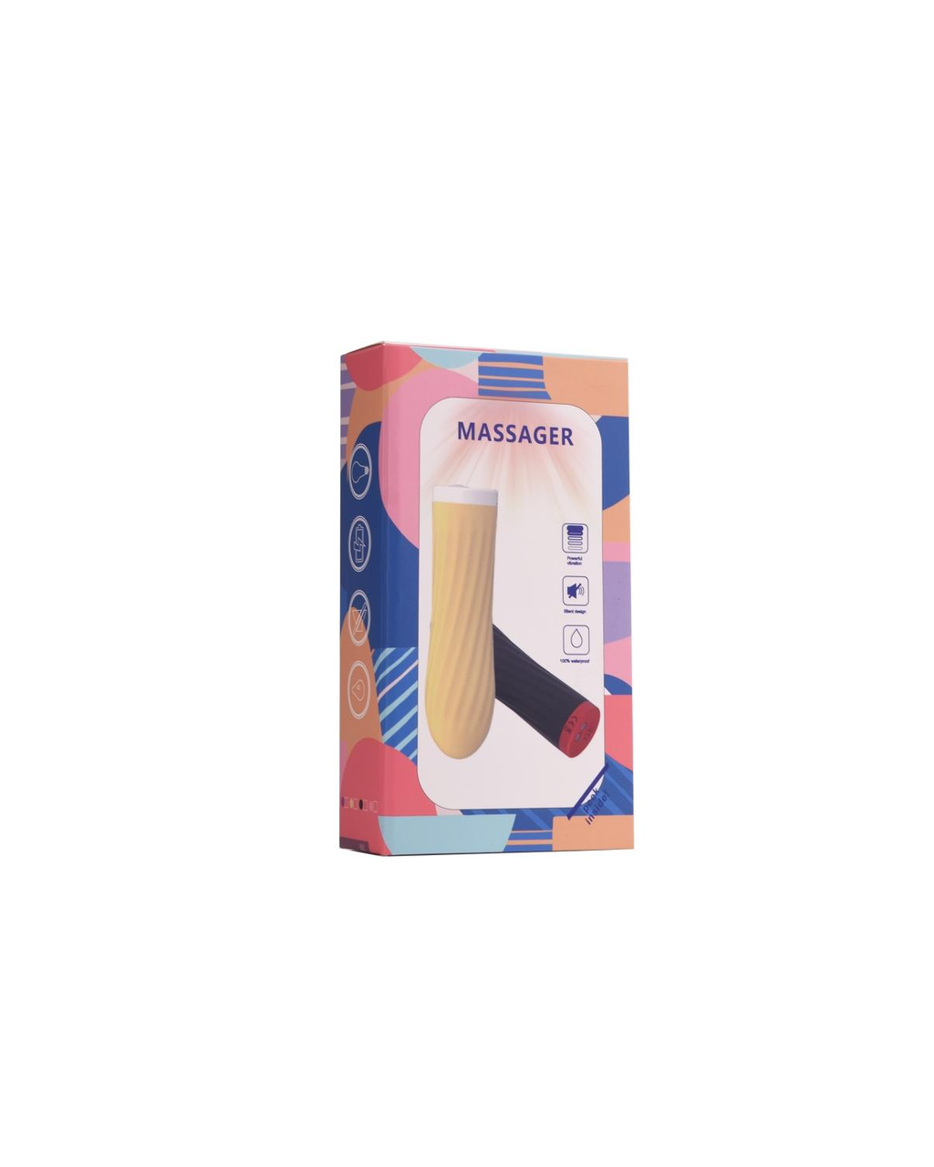 Discreet packaging box for the CandyBullet bullet vibrator
