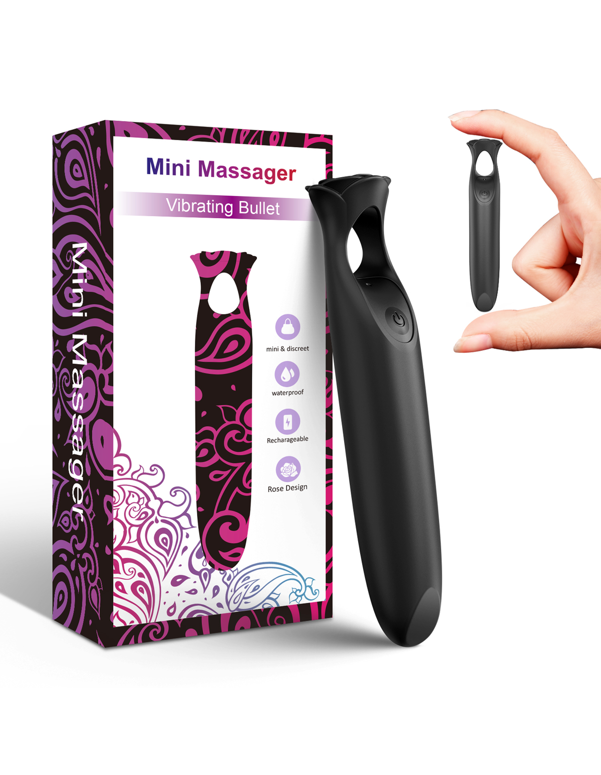 RoseLipstick lipstick bullet vibrator product detail image 5