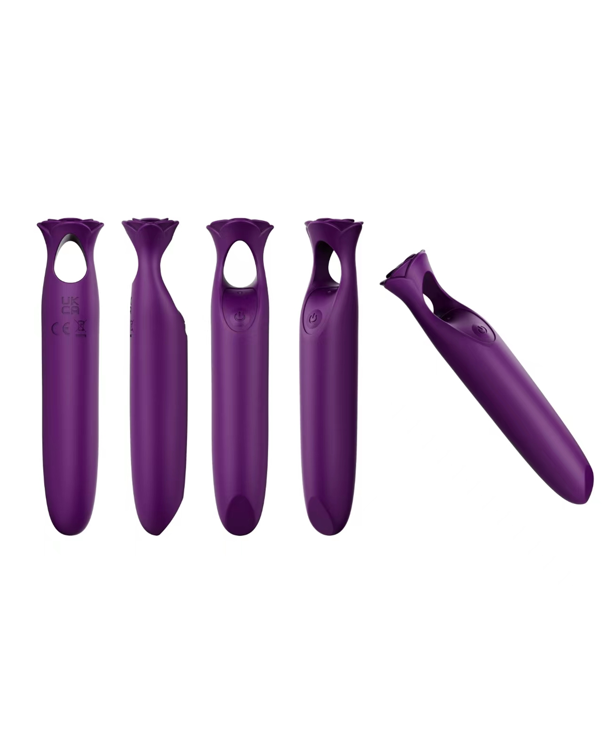RoseLipstick 12-frequency bullet vibrator, front view