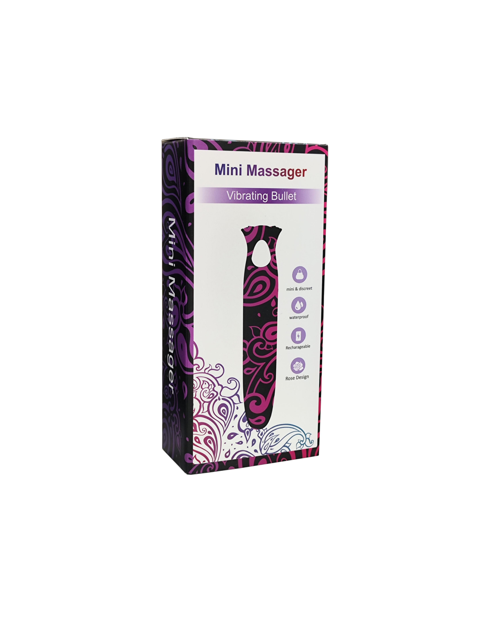 RoseLipstick bullet vibrator product packaging