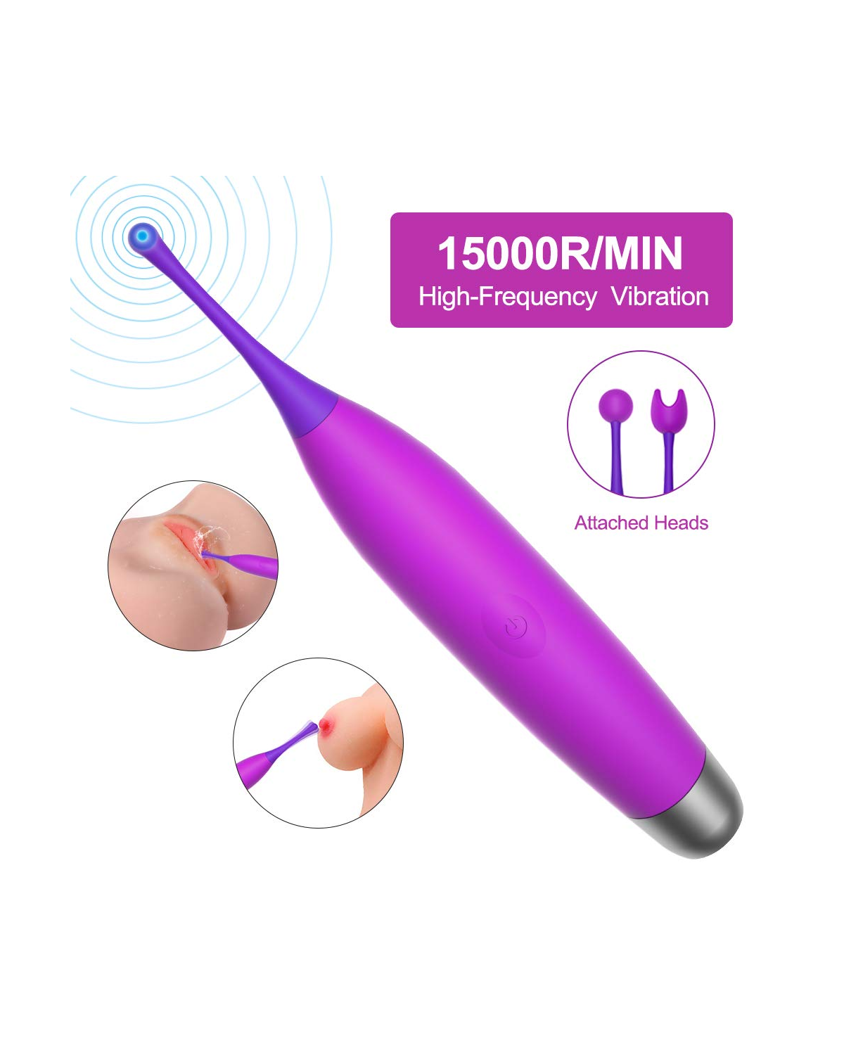 PenVibe slim vibrator, front view